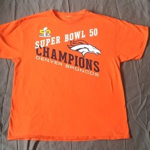 Denver Broncos super bowl roster tee